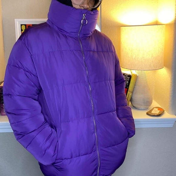 Forever 21 Jackets & Blazers - Purple Puffer Jacket